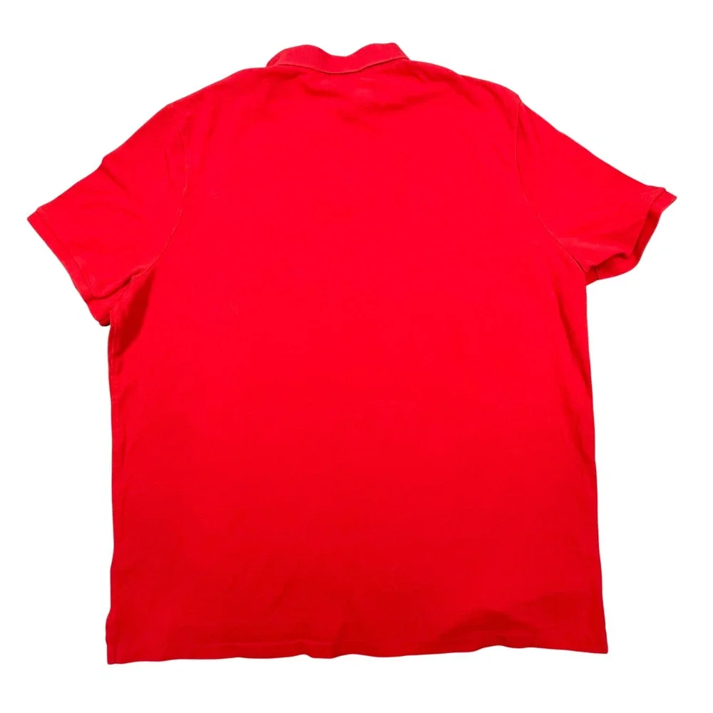 Polo Ralph Lauren Red Classic Fit Short Sleeve Polo Shirt Mens XXL